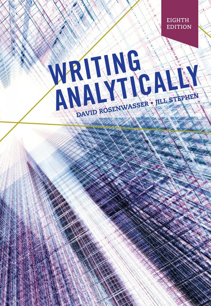 Writing Analytically 8th Edition by David Rosenwasser