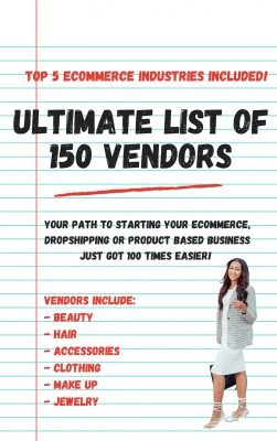 Ellie Talks Money - Ultimate List of 150 Ecom Vendors