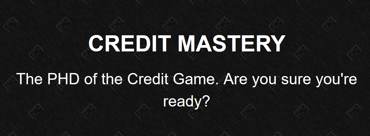 Stephen Liao - Credit Mastery