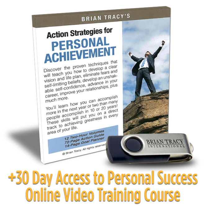  /></p><p>The result: a fast-paced, power-packed 24 hours of instruction that you will love.</p><p>Fear Nothing. Achieve Greatness. Live Financially Free.</p><p>I call this program “life’s missing instruction manual” because it is just that: a guide you can use in every aspect of your life — goal-setting, time management, business success, finance, career advancement — as you journey toward success.</p><p>Success is inevitable when you have a plan — there are no limits to what you can accomplish.</p><p>Get started NOW with LASTING success by ordering your copy of “Action Strategies for Personal Achievement” USB program and digital workbook.</p><div class=