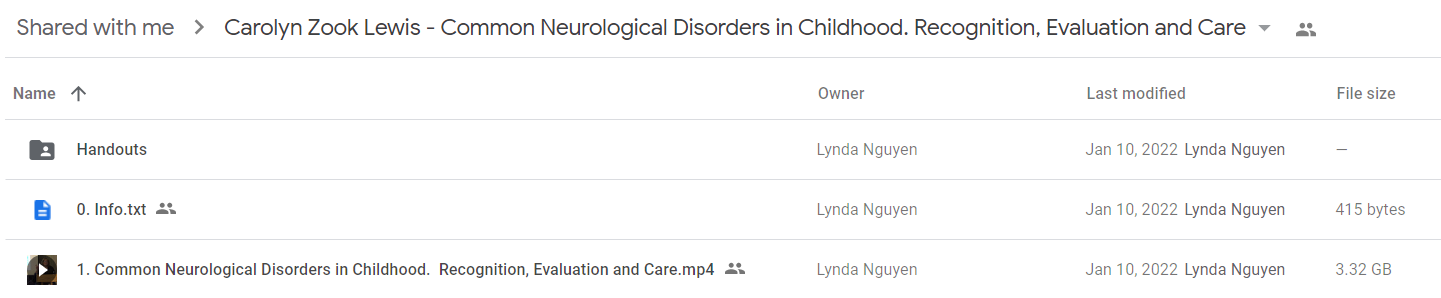 Carolyn Zook Lewis - Common Neurological Disorders in Childhood2