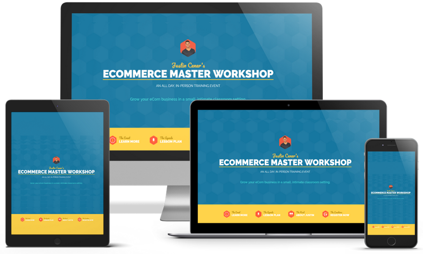 Justin Cener – eCommerce Master Workshop