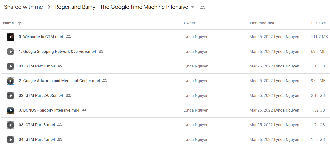 Roger and Barry – The Google Time Machine Intensive1