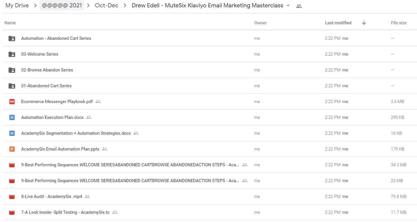 Drew Edell - MuteSix Klaviyo Email Marketing Masterclass