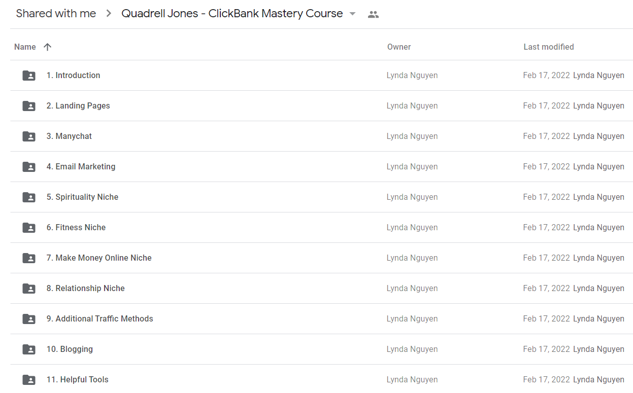 Quadrell Jones – ClickBank Mastery Course