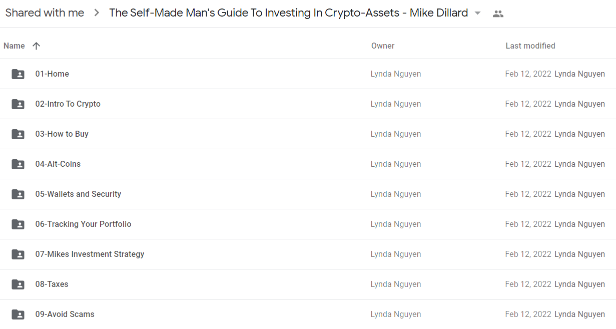 The Self-Made Man's Guide To Investing In Crypto-Assets - Mike Dillard1
