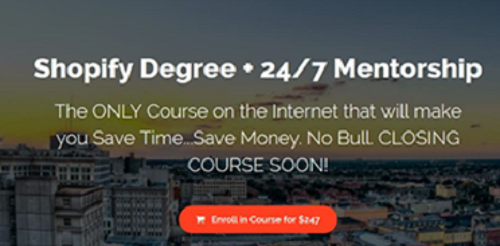 Malik Mufasa – Shopify Degree   24-7 Mentorship