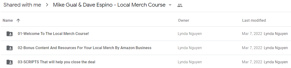 Mike Gual & Dave Espino - Local Merch Course1
