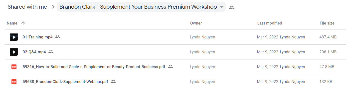 Brandon Clark - Supplement Your Business Premium Workshop1