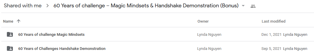 60 Years of challenge – Magic Mindsets & Handshake Demonstration (Bonus)
