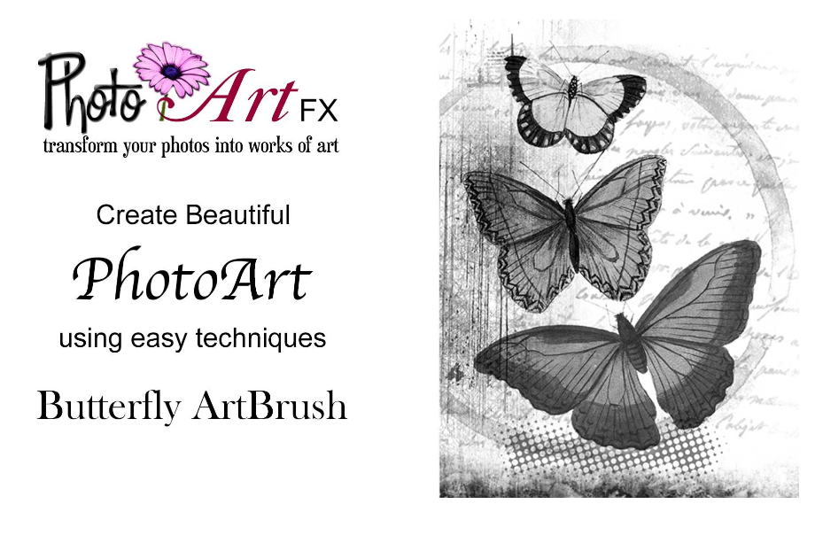 PhotoArtFX using Photoshop – Butterfly ArtBrush1