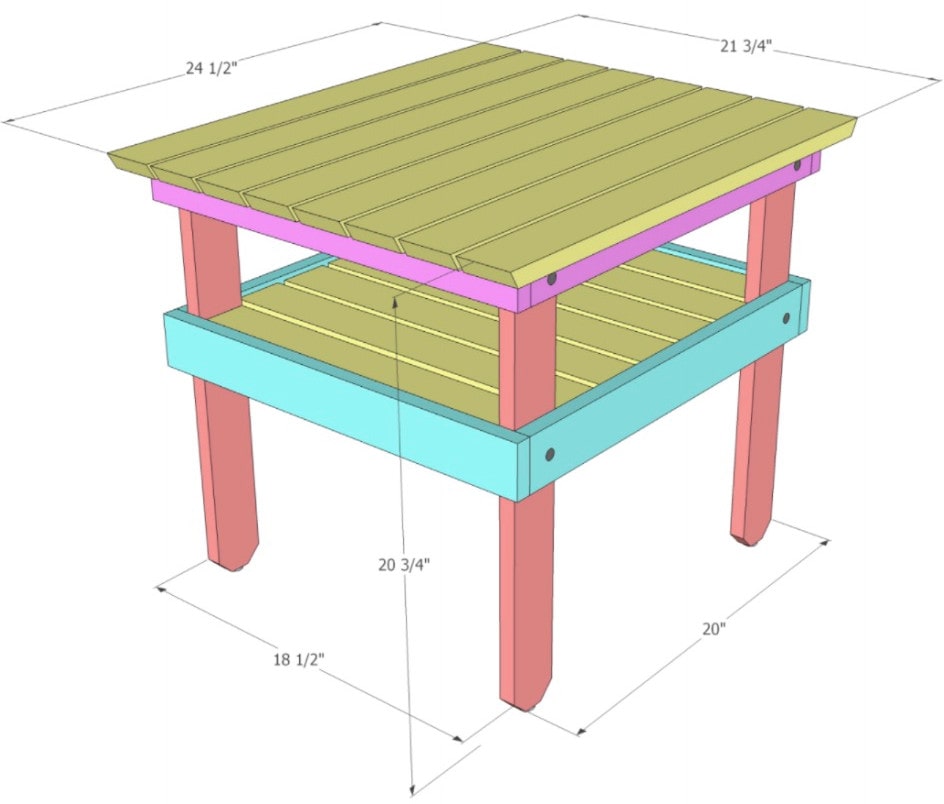  /></p><p><strong>Total Video Length:</strong> 51 mins<br /><strong>Project Build Time:</strong> 2 days</p><p>California Casual is a laid-back, simple, and fun style with sturdy construction. It often has visible fasteners or exposed pocket screws. Pieces are usually made from inexpensive pine boards or plywood (which would make some “traditional” woodworkers shudder).</p><p>It’s a style meant to make a happy statement and put a smile on visitors’ faces.</p><p><strong>What you’ll learn by building this project:</strong></p><ul><li>How to set up your saw so that you can make more precise cuts faster – this one hack means you’ll position and measure only once</li><li>My “insurance” trick to undo just about any mistake without wasting time and material</li><li>The perfect square – how to nail a 90 degree cut like a professional</li><li>How to prevent wood from splitting (you’ll also get stronger connections when you drive a screw this way)</li><li>The one place you NEVER want to drive a screw (well, other than your finger).</li></ul><p><strong>See what course members have built:</strong></p><p><img src=