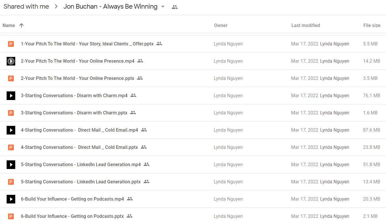 Jon Buchan - Always Be Winning2